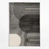 Dywan art déco szary MILLEY 200x290 cm