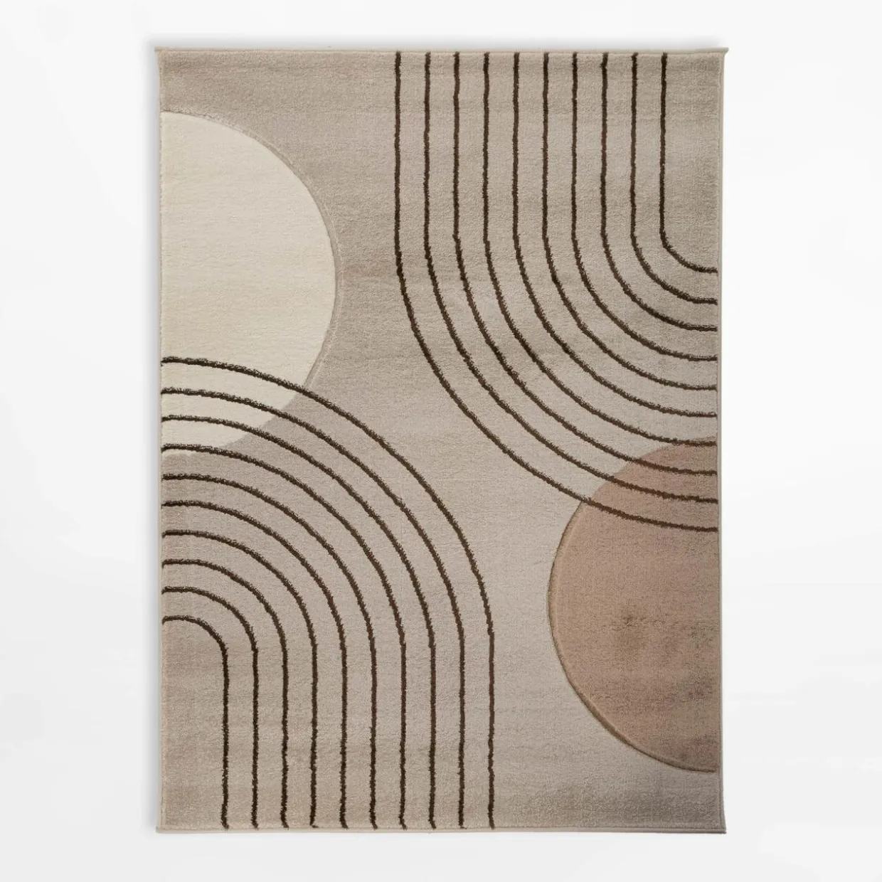 Dywan art déco łuki beżowy MILLEY 120x170 cm