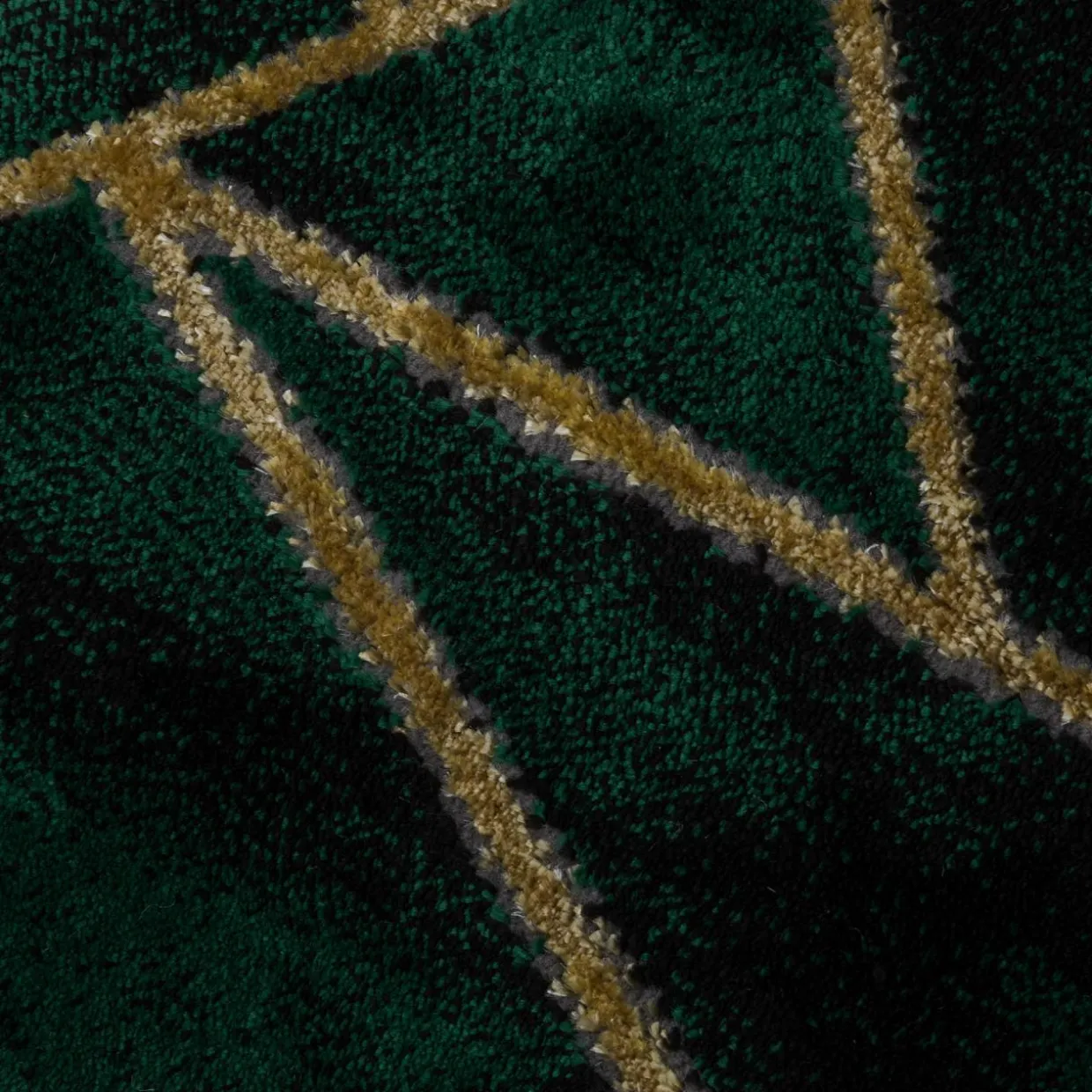 Dywan BELLAGIO TRIANGLE ZŁOTY 80x150 cm