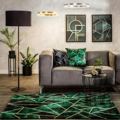 Dywan BELLAGIO TRIANGLE ZŁOTY 160x230 cm