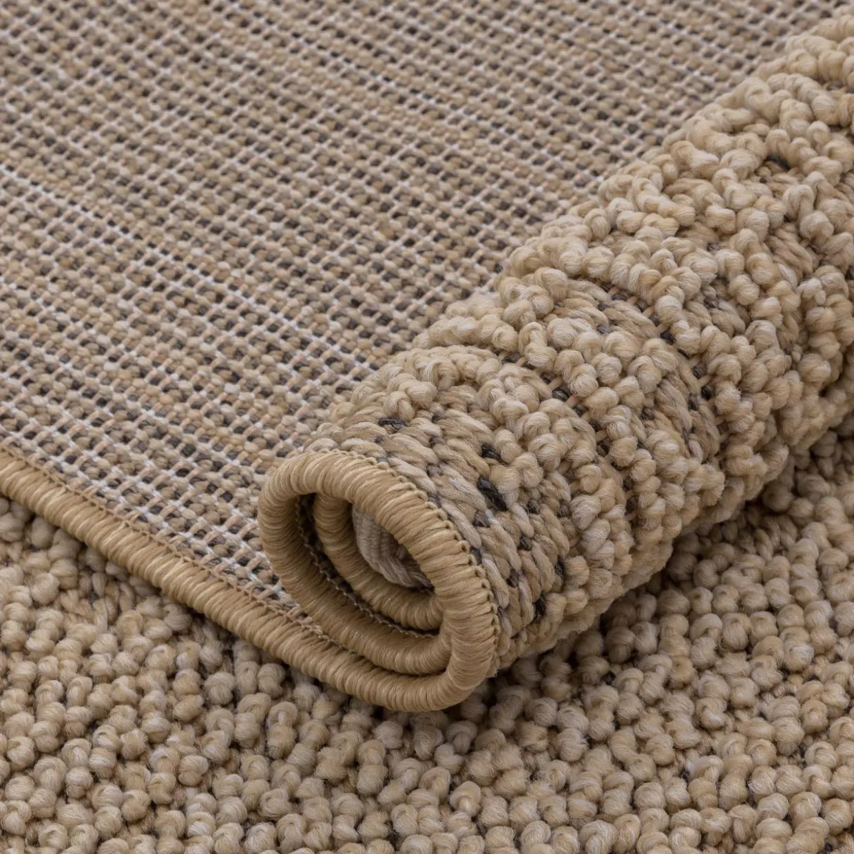 Dywan boho zewnętrzny beż BOUCLE 80x150 cm
