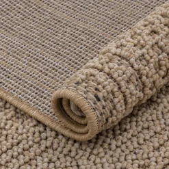 Dywan boho zewnętrzny beż BOUCLE 120x170 cm