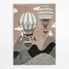 Dywan BOND KIDS, balony, beżowo-zielony, 120x170 cm