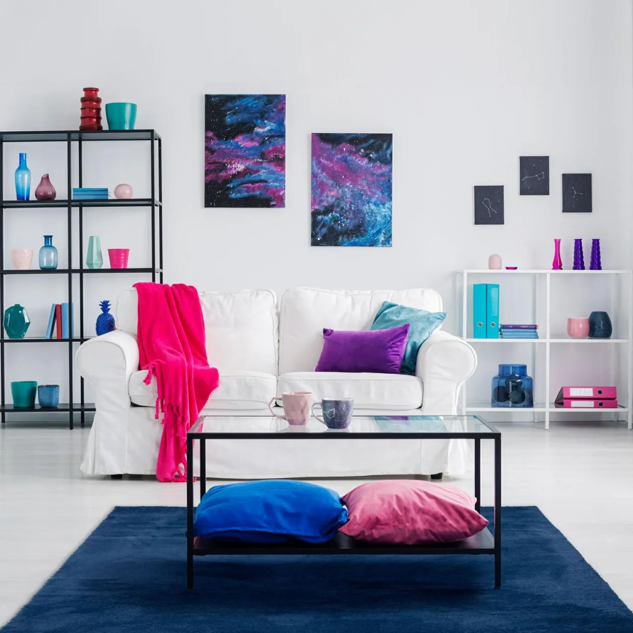 Dywan ciemnoniebieski PULY 160x230 cm