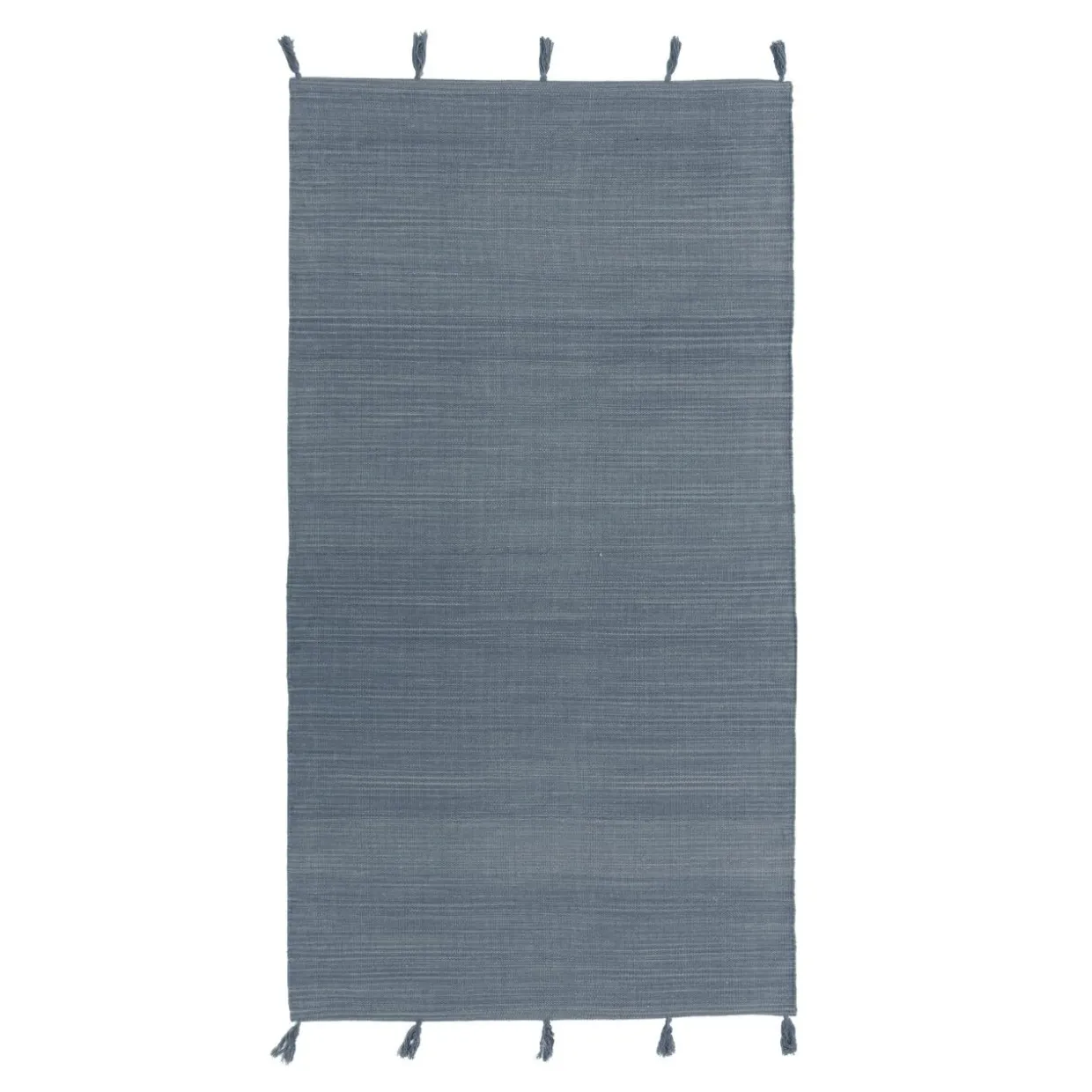 Dywan do przedpokoju boho niebieski BORG 80x150 cm