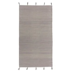 Dywan do przedpokoju boho BORG szary 80x150 cm