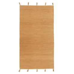 Dywan do przedpokoju boho BORG żółty 80x150 cm