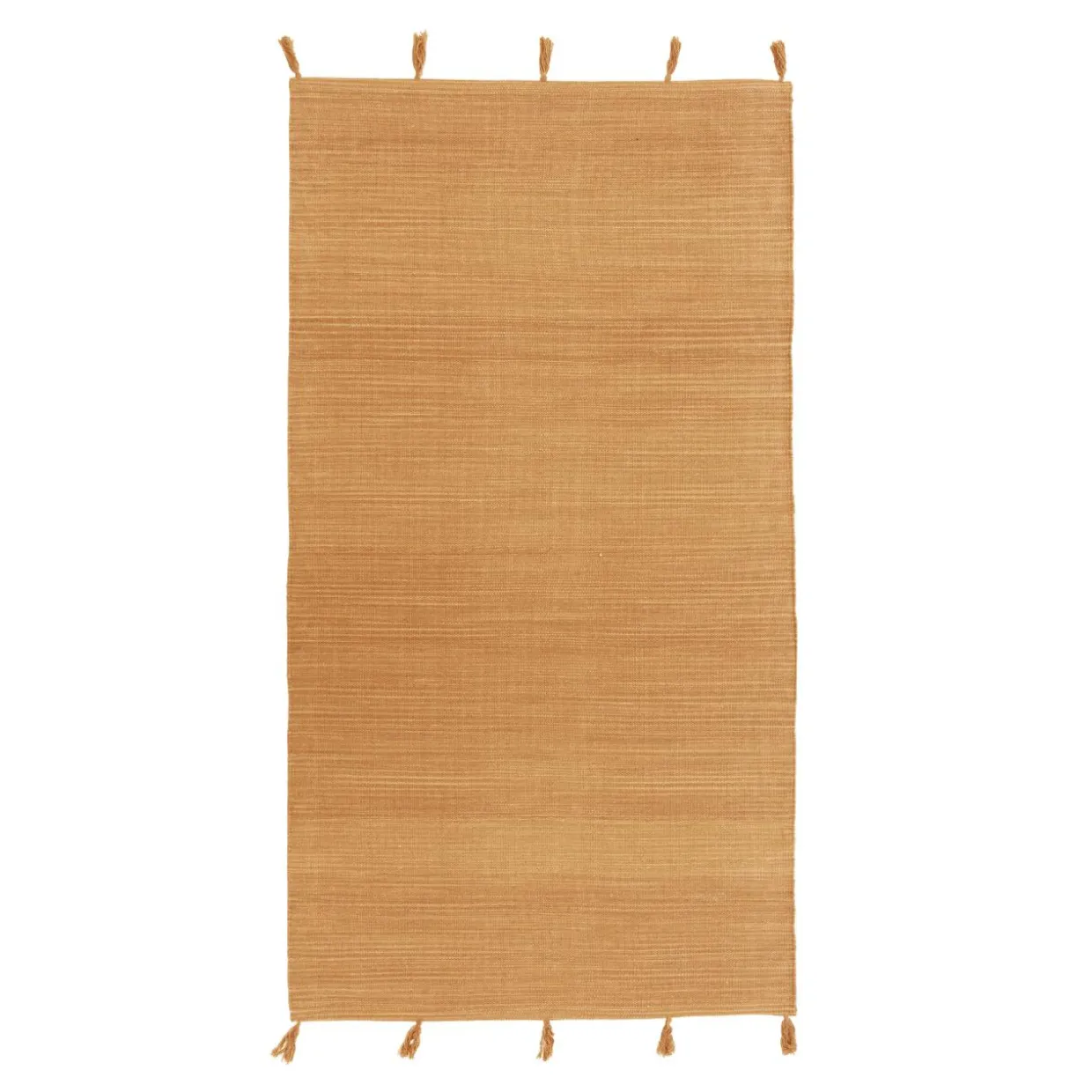 Dywan do przedpokoju boho BORG żółty 80x150 cm