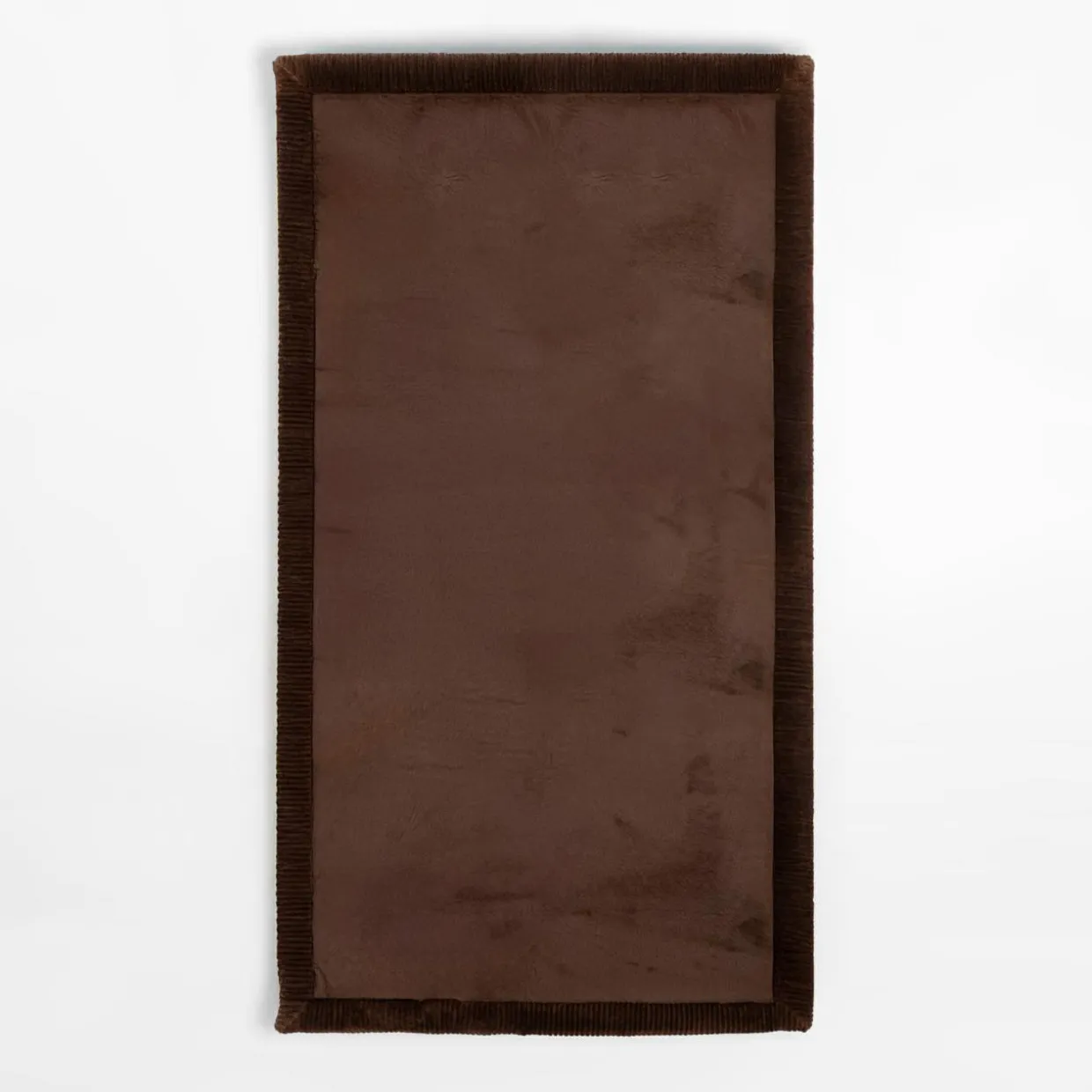 Dywan do przedpokoju PUFFY SOFT, brązowy, 80x150 cm