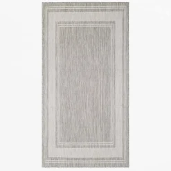 Dywan do przedpokoju szary PALMA 80x150 cm