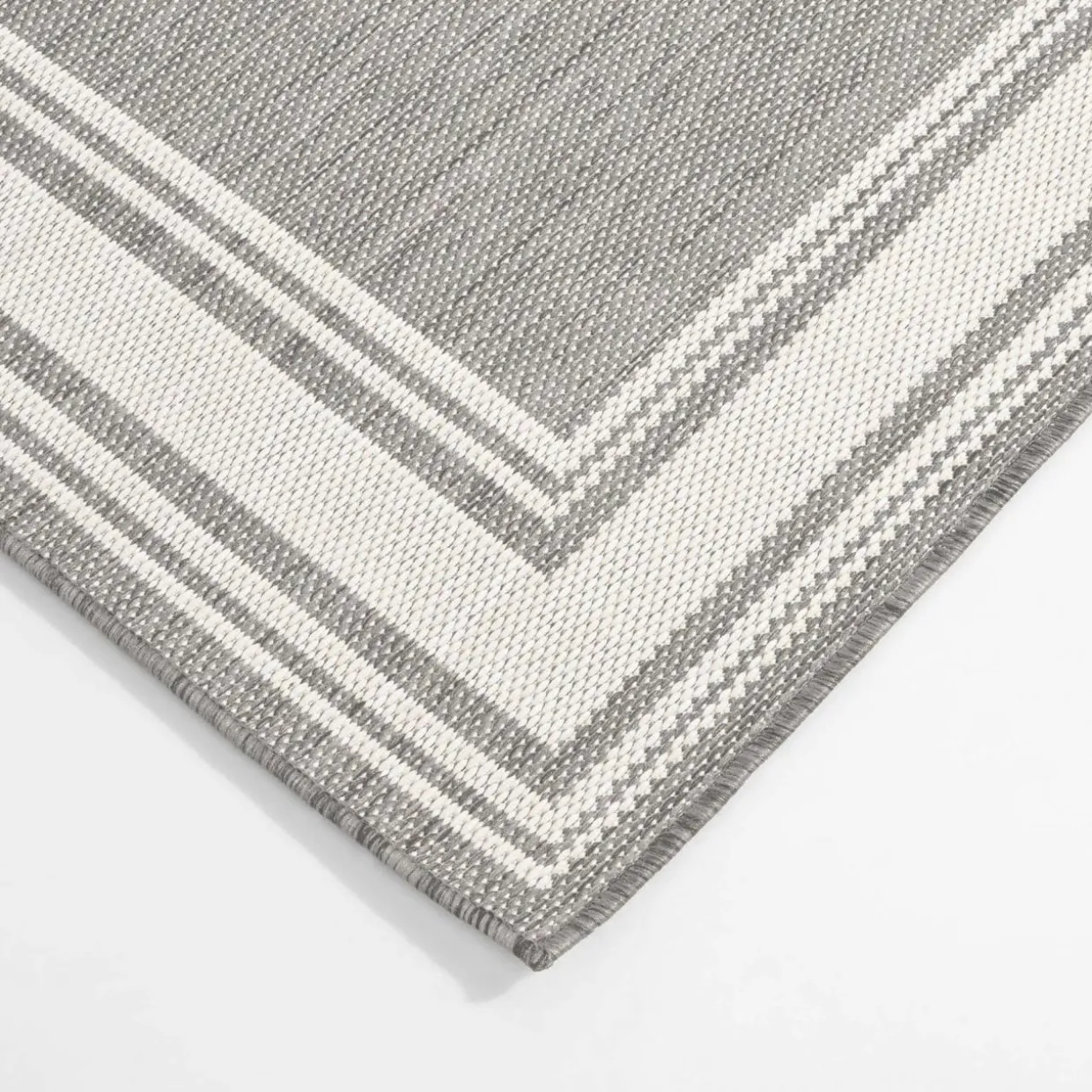 Dywan do przedpokoju szary PALMA 80x150 cm