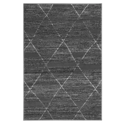 Dywan do salonu szary GEOMETRY 120x170 cm