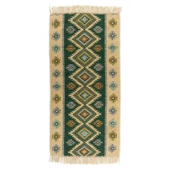 Dywan dwustronny ALBORG ZIELONY 80x150 cm