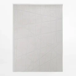 Dywan geometryczny ACTION, kremowy, 160x230 cm