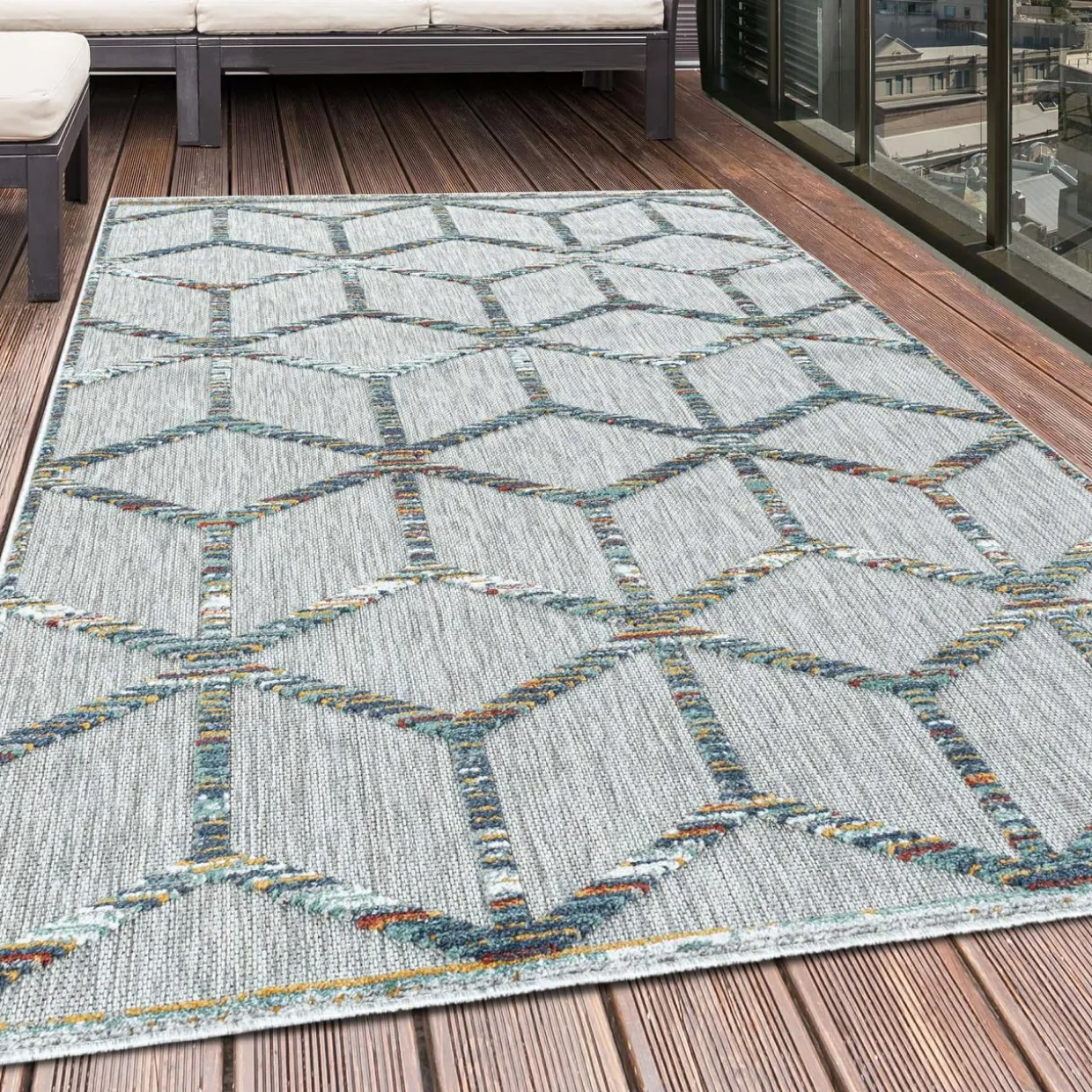 Dywan geometryczny BAHAMA 80x150 cm