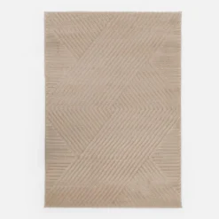 Dywan geometryczny beżowy SAHARA 120x170 cm