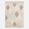 Dywan geometryczny beżowy MADERA 160x230 cm