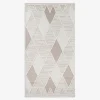 Dywan geometryczny beżowy MADERA 80x150 cm