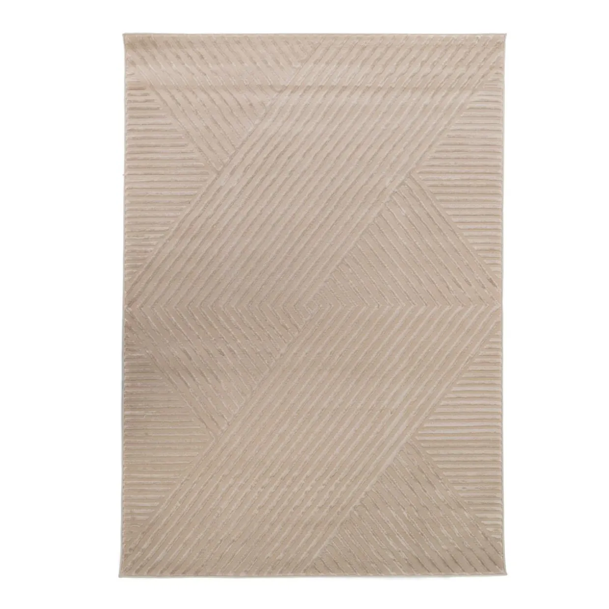 Dywan geometryczny beżowy SAHARA 160x230 cm