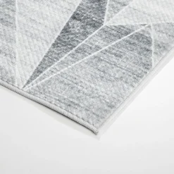 Dywan geometryczny jasnoszary PUERTO 160x230 cm