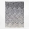 Dywan geometryczny KERY, szaro-kremowy, 160x230 cm