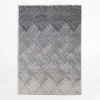 Dywan geometryczny KERY, szaro-kremowy, 120x170 cm