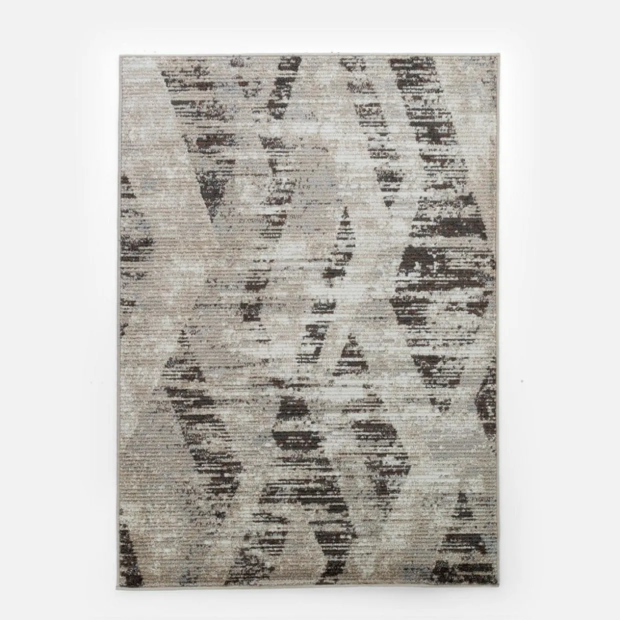 Dywan geometryczny kremowo-szary HARMONY 120x170 cm