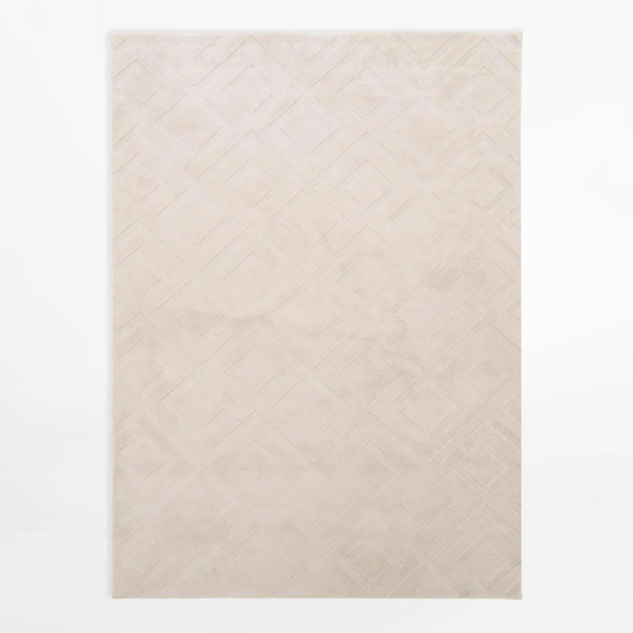 Dywan geometryczny MODERNO, kremowy, 160x230 cm