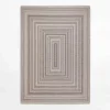 Dywan geometryczny ORIA, szary, 200x280 cm