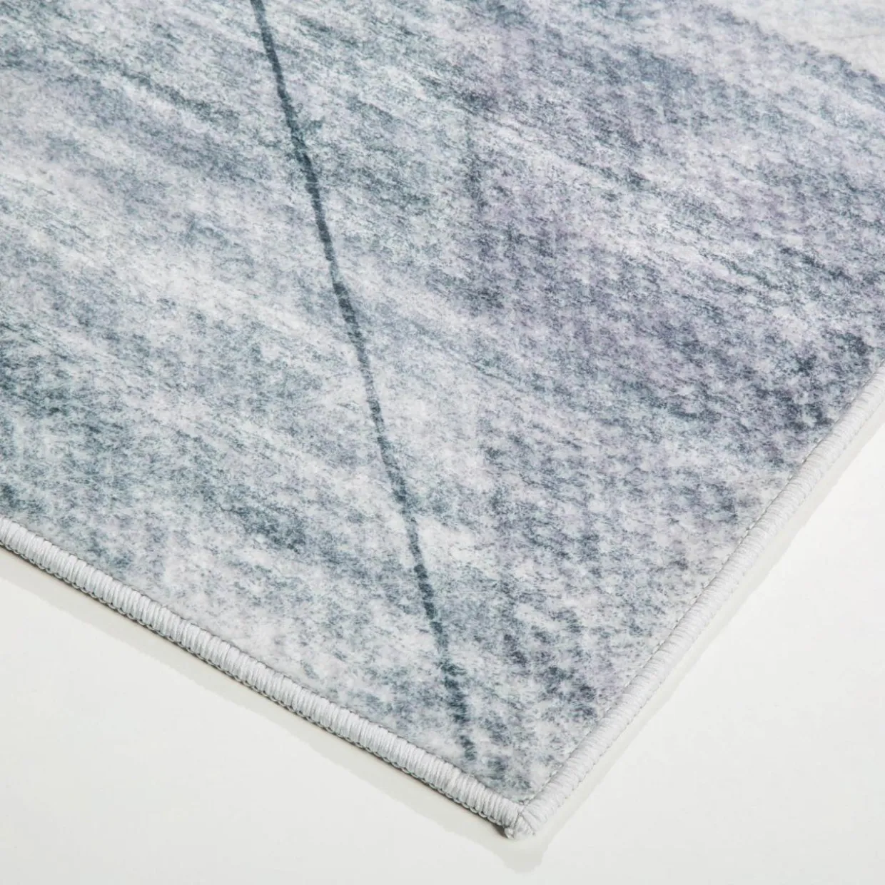 Dywan geometryczny szaroróżowy PUERTO 120x160 cm