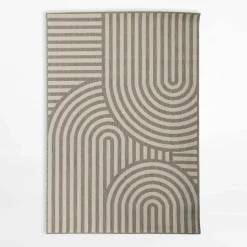 Dywan geometryczny szary PIATTO 120x170 cm