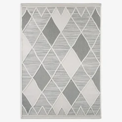 Dywan geometryczny szary MADERA 120x170 cm