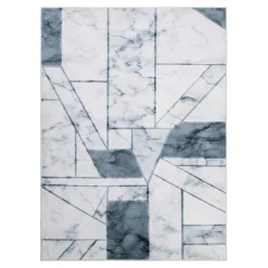Dywan geometryczny szary marmur PUERTO 160x230 cm