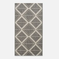 Dywan geometryczny szary JUTA 80x150 cm