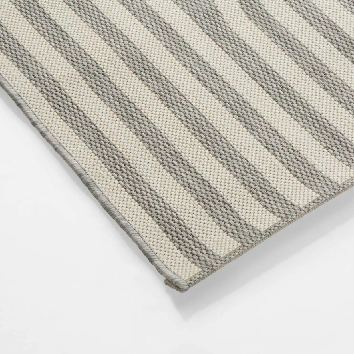 Dywan geometryczny szary PIATTO 80x150 cm