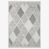 Dywan geometryczny szary MADERA 160x230 cm