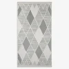 Dywan geometryczny szary MADERA 80x150 cm