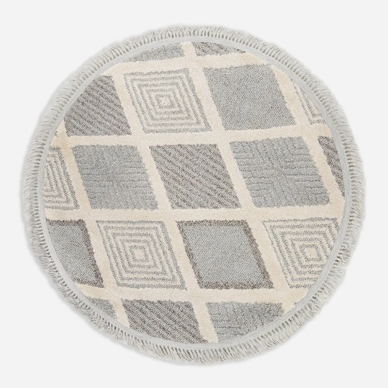 Dywan geometryczny w romby NINA, 120 cm