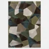 Dywan geometryczny zielony SORRENTO 160x230 cm