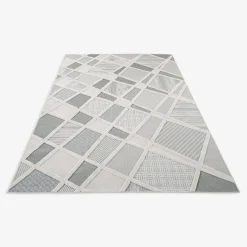 Dywan kremowo-szary MADERA 120x170 cm