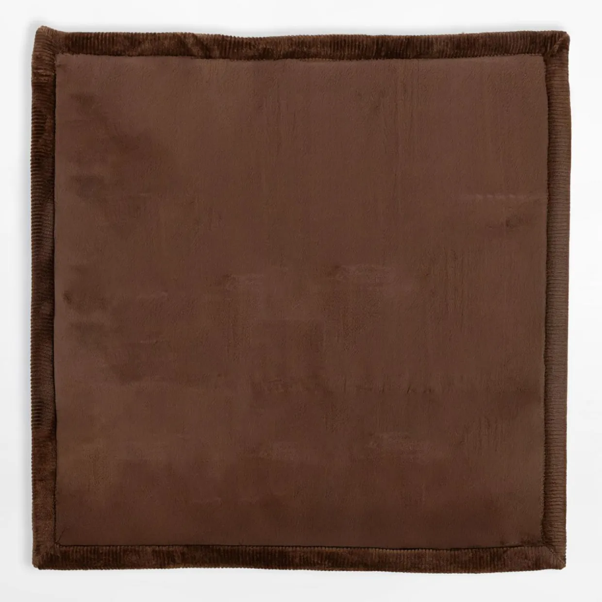 Dywan kwadratowy PUFFY SOFT, brązowy, 120x120 cm