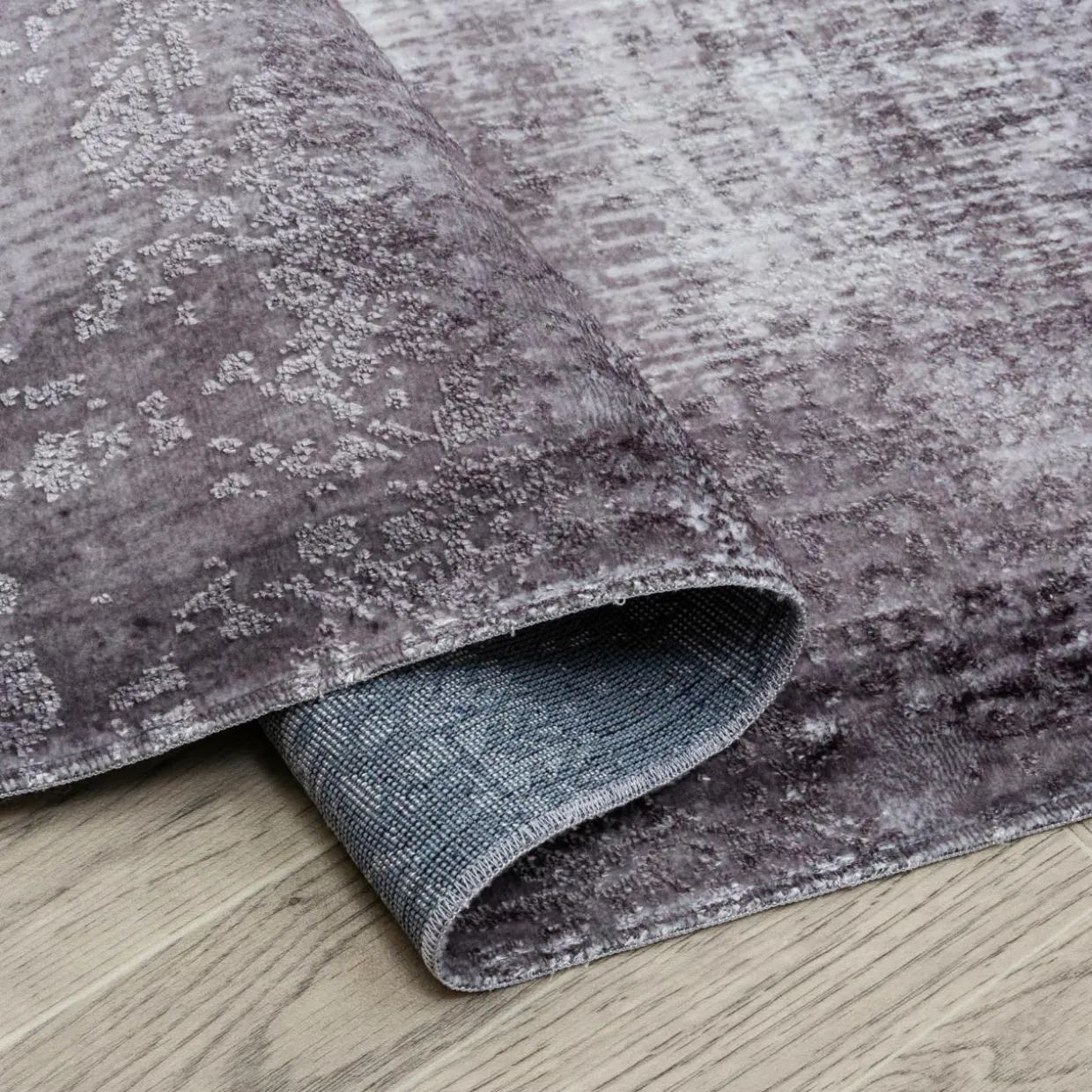 Dywan loftowy z połyskiem taupe STELLA 120x170 cm