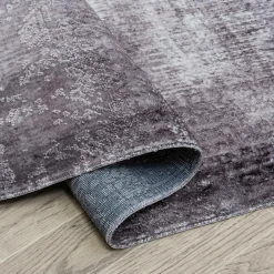 Dywan loftowy z połyskiem taupe STELLA 80x150 cm