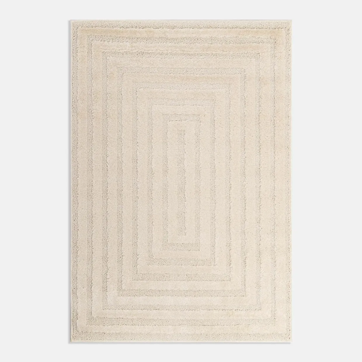 Dywan nowoczesny biało-kremowy MONTY 160x230 cm