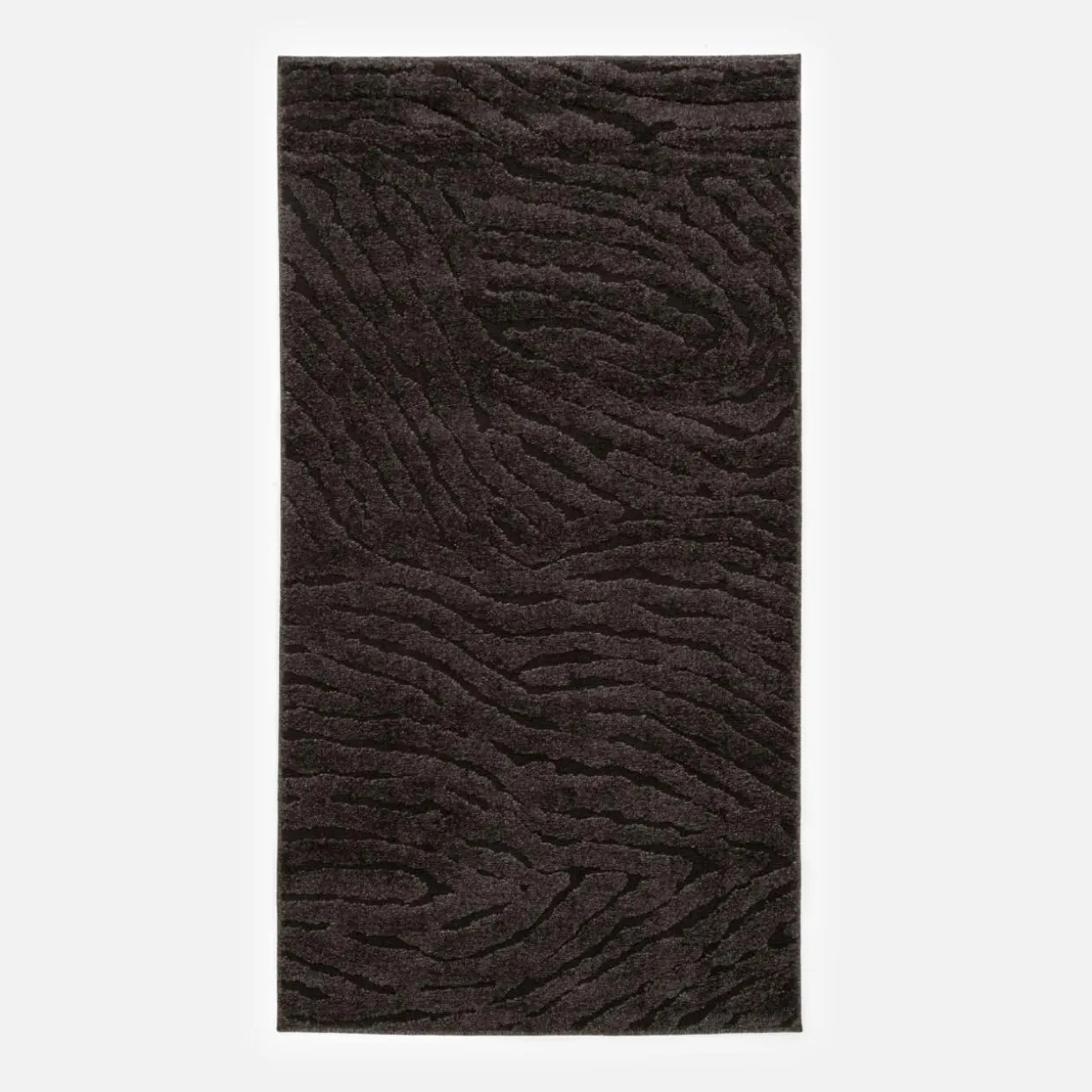 Dywan nowoczesny czarny DEUS 80x150 cm