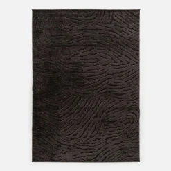 Dywan nowoczesny czarny DEUS 160x230 cm