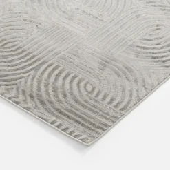 Dywan nowoczesny srebrny SAHARA 160x230 cm