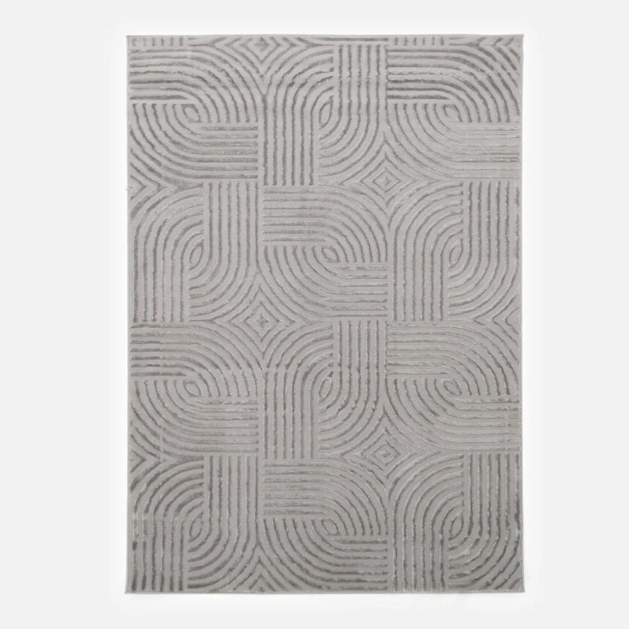 Dywan nowoczesny srebrny SAHARA 200x290 cm