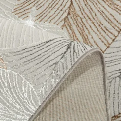 Dywan nowoczesny w liście, 160x230 cm