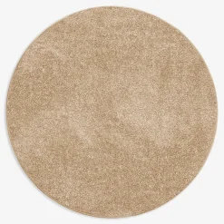 Dywan okrągły beżowy CLEVER 130 cm